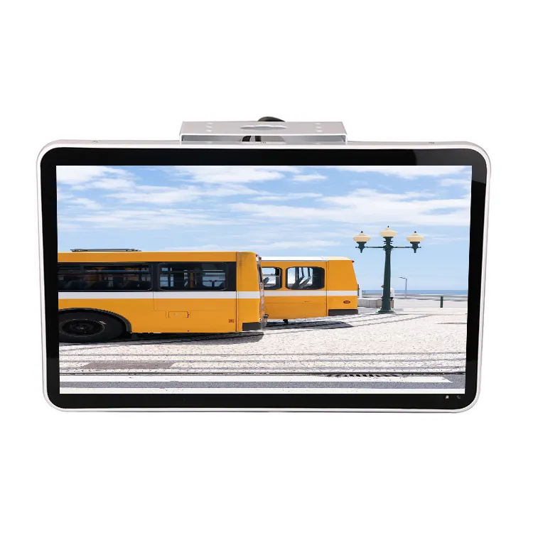 18.5 ''/21.5" /24 "/32'' araç koçu otobüs LCD LED TV dijital reklam tabela monitör dahili medya oynatıcı ve destek DVI VGA