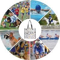 Tas Belanja Non Woven Laminasi Rpet PP Kapasitas Besar Tahan Air Dengan Logo Kustom