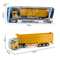 Camion à benne basculante, camion de transport de conteneurs, camion-citerne, voiture à tirer en arrière pour enfants, vente chaude