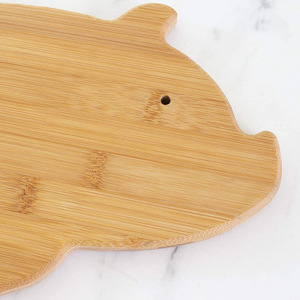 Planche à découper en bambou en forme de cochon 39x24cm 27x17cm, bloc de découpe pour enfants et adultes - Product Image 3
