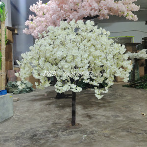 DKB ต้นซากุระประดิษฐ์สีขาวสูง100ซม. ต้นไม้ต้นซากุระในร่มตามสั่งผลิตจากโรงงาน - Product Image 4