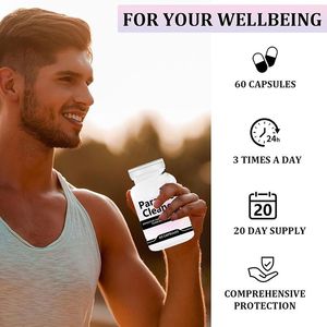 Kapsul Saffron FUCUI Detoksifikasi Parasit Pembersih Usus dengan Ekstrak Daun Bubuk Buah Ekstrak Tumbuhan - Product Image 5