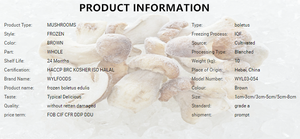 Trung quốc số lượng lớn iqf đông lạnh <span class=keywords><strong>boletus</strong></span> <span class=keywords><strong>edulis</strong></span> nấm Bán hàng nóng - Product Image 6