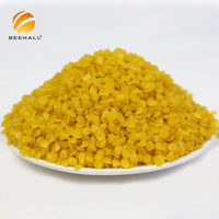 Les granules purs naturels de cire d'abeille de BEEHALL perle le matériel de cire pour la fabrication de bougie