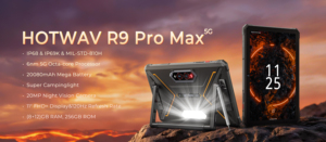 Tablette Hotwav TAB R9 Pro Max avec processeur Unisoc T8200, 2x A75 2,3 GHz + 6x A55 2,1 GHz, mémoire 8+256 Go, écran 10,95 pouces FHD ultra-clair. - Product Image 4