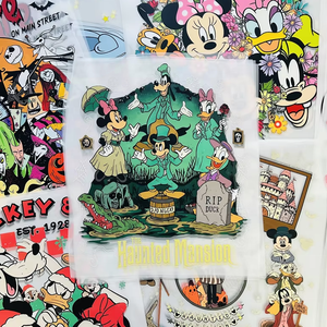 उच्च गुणवत्ता वाले कार्टून डिजाइन व्यक्तिगत टी शर्ट dtf गर्मी हस्तांतरण विनाइल स्टिकर कपड़े के लिए हस्तांतरण पर लोहे का मुद्रण - Product Image 4