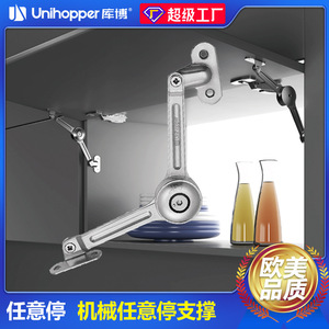 Varilla de Soporte para Gabinete Unihopper, Acero Inoxidable, Bisagra Multiposición, Herraje para Cocina - Product Image 3