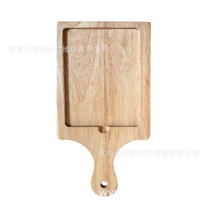Acacia Wood Cutting Board 22x15.2cm With Handle For Kitchen Use - Product Image 4