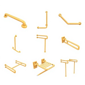KS Grab Bars Wall Mounted Anti Slip Safety 300kg Load Bearing For <b>Bathroom</b> Toilet Shower <b>Stool</b> Age Friendly Renovation - Product Image 4