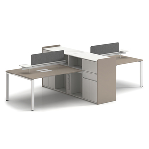 Poste de travail Mobilier de bureau Prix Personnel de bureau pour 2 personnes Mobilier de bureau - Product Image 3