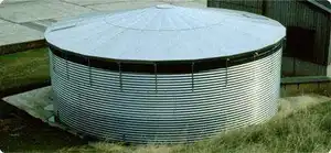 Tanques de água com parafuso de 100000 litros, tanques de água em aço galvanizado para aquacultura, tanque de água de chuva