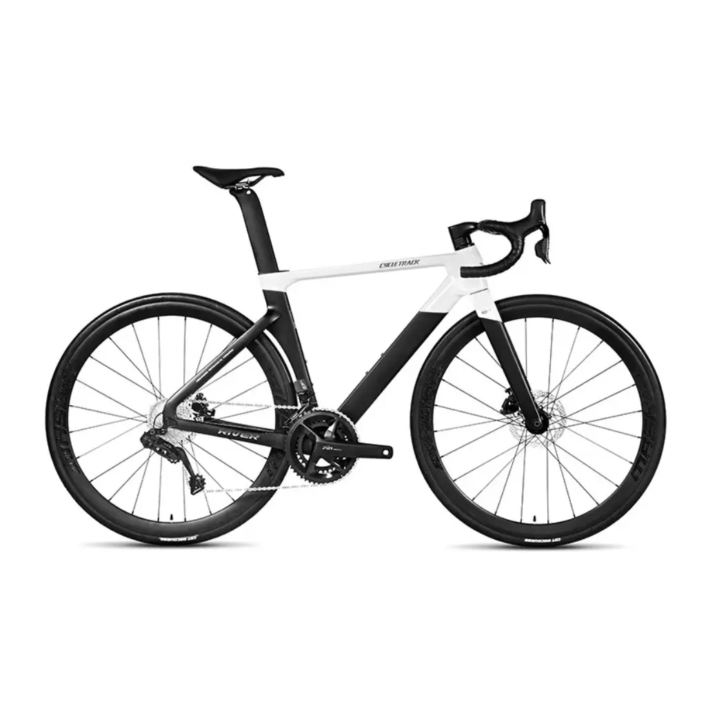 Cycletrack CK-RIVER Factory Direct Sell Racing Carbon Bicycle Road Bike EDS Carbon Frame Road Bike Carbon with Propel Disc