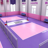 Directement de l'usine : Revêtement de terrain de pickleball extérieur en polypropylène à grille, système de fixation élastique, réduction sur le volume