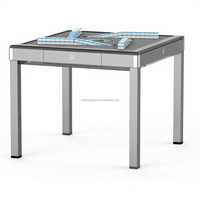 Table de Mahjong de Luxe Entièrement Automatique à Rotation Silencieuse pour Mahjong et Poker