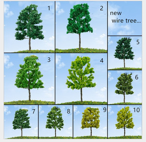 Mô Hình Kiến Trúc Trang Trí Cây Dây Quy Mô Thu Nhỏ Trong Ho Train Bố Trí Mô Hình Bộ Dụng Cụ Xây Dựng Đồ Chơi - Product Image 3