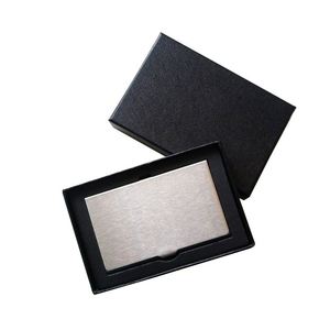 2026 New Arrival <b>Metal</b> Business Credit Card Holder Folder <b>Wallet</b> Case With Custom Logo - Product Image 1