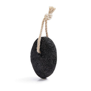 Pierres ponces volcaniques naturelles de haute qualité de haute qualité de forme ovale noire, dernière conception, prix d'usine, vente en gros - Product Image 5