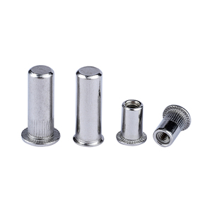 Remaches Semitubulares de Cabeza Plana para Forro de Freno de Aluminio M3-M10 DIN 7338 B, Categoría de Producto: Remaches - Product Image 3