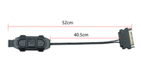 Accessoires informatiques : Câble d'extension pour contrôleur de ventilateur de boîtier RGB 5V 3 broches, mini-hub de contrôle en ABS pour PC de bureau et gaming, en stock (12 unités)