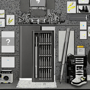 Chính Xác 25Pcs Mini Screwdriver <span class=keywords><strong>Set</strong></span> Đối Với iPhone Cấp Công Nghiệp Thép Xử Lý Tùy Chỉnh OEM Điện Thoại Di Động Công Cụ Sửa Chữa ABS Hộp - Product Image 2