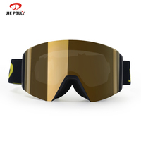 Lunettes de ski OTG personnalisées avec logo OEM, verres magnétiques de luxe pour l'extérieur, photochromiques, pour snowboard,