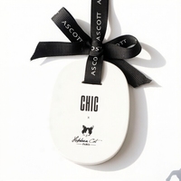 Diffuseur d'huiles essentielles en céramique suspendu avec logo personnalisé, pierre aromatique, parfum d'ambiance pour la maison, purificateur d'air