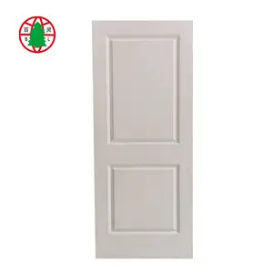 2.7mm/3mm white primer HDF door skin/door with wood grains
