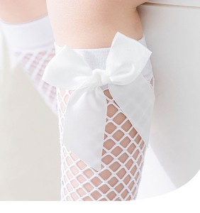 Collants fins et respirants en maille tricotée à motif papillon pour bébés et jeunes filles, invisibles, collection printemps, vente en gros - Product Image 5