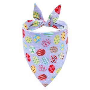 Nouvelle écharpe triangle pour animaux de compagnie motif carotte lapin de Pâques - Product Image 5
