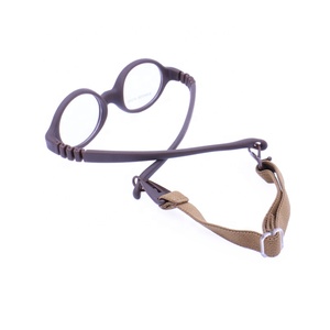 <span class=keywords><strong>Occhiali</strong></span> <span class=keywords><strong>da</strong></span> <span class=keywords><strong>Vista</strong></span> TR90 di Alta Qualità Ecologici Montatura Rotonda Flessibile Senza Cerniere con Cinturino Regolabile per Neonati - Product Image 3