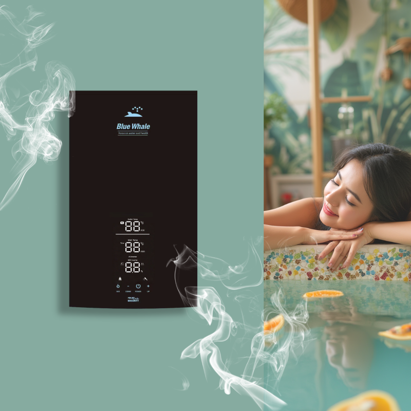 Smart Home 8500W Modern Design Instant Hot Water Electric Water Heater for Water Baths Multiposition