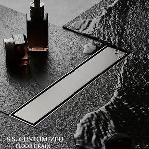 Maßgefertigter Linearer Langer Abfluss-Sieb, Verdeckter Anti-Haar-Duschablauf, Quadratischer Einsatz-Bodenablauf - Product Image 1