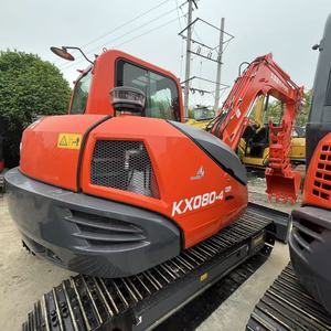 Mini-excavatrice hydraulique Kubota Kx185 183 de haute qualité et à prix abordable, équipement Kubota KX80-4 pour la construction - Product Image 5