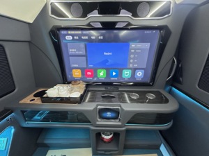 ชุดแปลงภายใน<span class=keywords><strong>รถ</strong></span>ยนต์ครบชุดสำหรับ Toyota Hiace พร้อมตู้เก็บของ ทีวีติดผนัง <span class=keywords><strong>เบาะ</strong></span>นวด หลังคา Meteor Starlight - Product Image 4