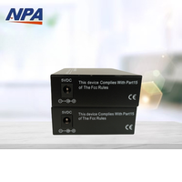 Convertidor de Medios de Fibra Gigabit 10/100/1000Mbps con Ranura SFP, Extensor de Red de Fibra Óptica RJ45 Par A+B, OEM ODM, 2 Puertos, en Stock