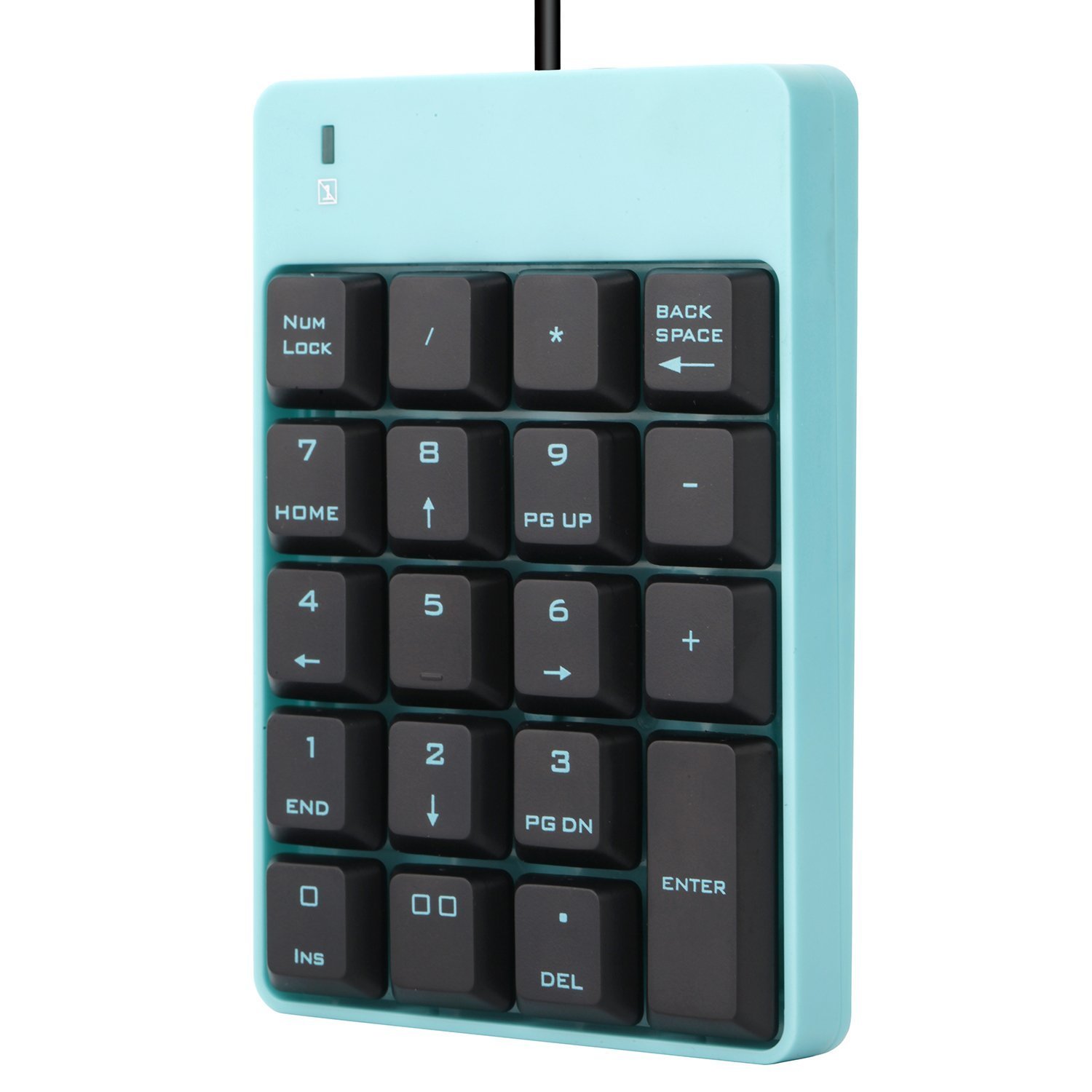 Новая электронная мини-клавиатура с USB, 19 клавиш, цифровая клавиатура, небольшая цифровая клавиатура, цифровая клавиатура для компьютера, ноутбука