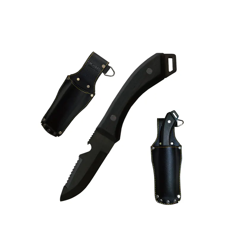Outdoor utility stainless steel survival camping pocket knife