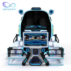 Factory Directly Supply Vr Chair 360 Degree Flight Simulator Vr Cinema 9D Virtual Reality Roller Coaster 9D Vr Game Machine
