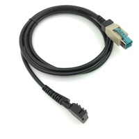 CBL282-033-01-A VX820 kabel POS USB bertenaga 12V ganda 14pin IDC untuk Verifone VX820 5A pemindai kepang pengisi daya Cepat
