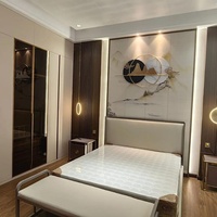 Panneau mural auto-adhésif moderne géométrique en cristal de carbone, étanche et insonorisé, pour appartement, salle de sport, chambre, villa, entrepôt, usage domestique