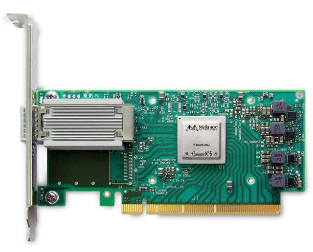 Original Mellanox MCX555A-ECAT Connect X-5 VPI EDR 100Gb/s InfiniBand Dual-Port QSFP28 PCIe Network Card