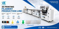 Machine d'extrusion de filament d'impression 3D SJ35, production 10 kg/h, 1,75 mm, pour PLA, ABS, PETG, TPU, PA