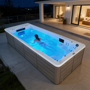 Piscina <span class=keywords><strong>de</strong></span> <span class=keywords><strong>Spa</strong></span> <span class=keywords><strong>de</strong></span> Lujo <span class=keywords><strong>para</strong></span> Exteriores, Moderna, con Sistema <span class=keywords><strong>de</strong></span> Nado Contra Corriente, <span class=keywords><strong>Spa</strong></span> Exterior - Product Image 5
