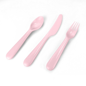Bulk Sublimation Tableware Blanks for Kids DIY Customizable Knife with 6 Color Options Children Safety <b>Polymer</b> Spoon Fork Knife - Product Image 4