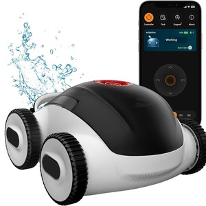 Robot de Succión para Piscinas de Alta Potencia, Aspiradora Inalámbrica de Larga Duración, Limpieza Automática Inteligente con Aplicación Móvil - Product Image 4