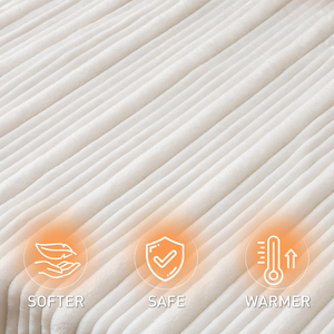 Manta Térmica Tamaño Individual 45x60 Pulgadas, Franela y Forro Polar Sherpa, 3 Ajustes de Calor, Protección Contra Sobrecalentamiento, Suministro al por Mayor - Product Image 2