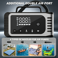 8-IN-1 Portable Jump Starter, Tire Inflation, Power Bank, Lighting, Tire Pressure Detection, Vacuum Cleaner ,Vacuum Compression