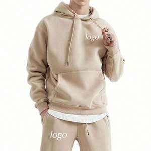 Ensemble de survêtement unisexe en coton 100% de haute qualité avec impression personnalisée, jogging, sweat-shirt et pantalon de survêtement - Product Image 1