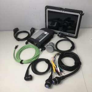 เครื่องมือวินิจฉัย OBD รุ่นใหม่ล่าสุด Multiplexer Super DOIP MB Star C4 สำหรับรถยนต์ รถบรรทุก รถบัส ยี่ห้อเบนซ์ พร้อมแท็บเล็ต cf33 - Product Image 1