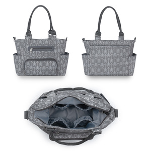 Organizador Caddy Personalizado, Bolsas de Pañales para Mamá y <span class=keywords><strong>Bebé</strong></span>, Bolsa Impermeable Portátil de Alta Capacidad, Carrito de <span class=keywords><strong>Bebé</strong></span>, Bolsa de Mano para Mamá - Product Image 5